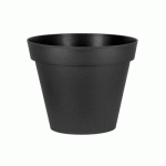POT ROND GRIS ANTHRACITE - DIAMÈTRE 100 CM - 356 LITRES - TOSCANE 13634 EDA PLASTIQUES