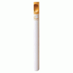POTELET CIGARETTE FOURREAU SCELLER GALVA BLC 9010/JAUNE 1034 - PROCITY