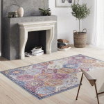 UNAMOURDETAPIS - 200X290 - TAPIS SALON VIVACE MULTICOLORE 200X290 EN POLYESTER DOUX ET SOYEUX - MULTICOLORE