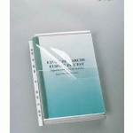 POCHETTES PERFORÉES OXFORD A4 À SOUFFLET À RABAT SUR LE HAUT PVC LISSE 30/100E - BOÎTE DE 10