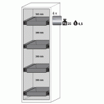 ARMOIRE SÉCURITÉ S-CLASSIC-90 S90.196.060.WDASR JAUNE - MANUTAN COLLECTIVITÉS