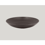 ASSIETTE COUPE CREUSE ROND BRUN PORCELAINE Ø 26 CM GENESIS RAK