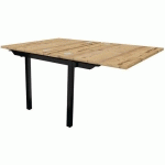 BENCH 2 POSTES 120X163CM SUIVANT TIMBER NOIR PARTAGE