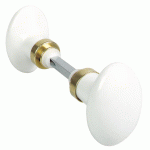 BOUTON DOUBLE OVALE CARRÉ DE 6MM FINITION LAITON - MERIGOUS - V323211100G