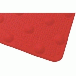 DALLE PODOTACTILE EN RÉSINE AVEC ADHÉSIF 412 X 825 MM ROUGE - HANDINORME