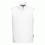 LOT DE 2 - PORTWEST TK22 GILET SOFTSHELL PRINT AND PROMO (2 COUCHES) BLANC - TAILLE XL