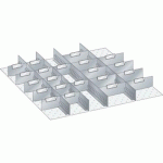 MATÉRIEL DE SUBDIVISION POUR TIROIRS 612X612X100MM - LISTA