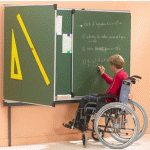 MÉCANISME MANUEL À HAUTEUR VARIABLE POUR TABLEAU SIMPLE HAUTEUR 1 M - MANUTAN COLLECTIVITÉS