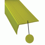 NEZ DE MARCHE SOUPLE À COLLER 3 M X 45 X 75 MM JAUNE - WATTELEZ
