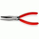 PINCE À BEC LONG ET PLAT AVEC GAINAGE PVC ET FINITION POLIE - LONGUEUR 160 MM KNIPEX