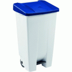 POUBELLE AGROALIMENTAIRE MOBILE À PÉDALE MOBILY - 120L - BLEU - ROSSIGNOL PRO
