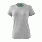 T-SHIRT STYLE - ERIMA - FEMME GRIS CHINÉ CLAIR