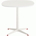 TABLE BASSE TAMARIS 80X80 PL.BLANC/BLANC PIET.BLANC/ROUGE - CLEN
