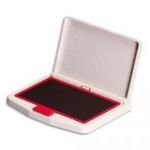 TIFLEX TAMPON ENCREUR RECHARGEABLE , BOITIER À OUVERTURE AUTOMATIQUE, FEUTRE 10X5,5CM NOIR