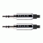 BELKIN MINI-STEREO CABLE FOR IPHONE - CÂBLE AUDIO - FICHE MINI-PHONE STÉRÉO 3,5 MM (M) - FICHE MINI-PHONE STÉRÉO 3,5 MM (M) - 0.9 M - NOIR - POUR APPLE IPHONE 3G, 3GS, IPOD, IPOD CLASSIC, IPOD MINI, IPOD NANO, IPOD SHUFFLE, IPOD TOUCH