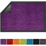 USE&WASH - TAPIS DE PORTE PAILLASSON D'ENTRÉE USE&WASH VIOLET 135 X 200 CM - VIOLET