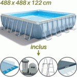 Piscine Tubulaire Ovale Prism Frame 503m X 274m X 122 M Intex