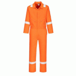 PORTWEST C814 COMBINAISON COTON IONA ORANGE - TAILLE L - STANDARD