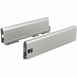 PROFILS ARCITECH-HAUTEUR 126 MM-ARGENT-L450 MM HETTICH