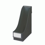 LOT DE 8 - RANGE REVUES LEITZ NOIR DOS 10 CM