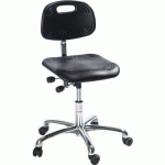 SIÈGE ATELIER CLASSIC - BAS - ROULETTESEASY ROLLING - NOIR - GLOBAL PROFESSIONAL SEATING