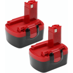 2X BATTERIE REMPLACEMENT POUR BOSCH BAT140, BAT159 POUR OUTIL ÉLECTRIQUE (2000 MAH, NIMH, 14,4 V) - VHBW