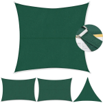 SEKEY - VOILE D'OMBRAGE PES 3×3M, VERT