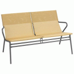 BANQUETTE 2 PLACES HORIZON SAFRAN - LAFUMA - LAFUMA MOBILIER