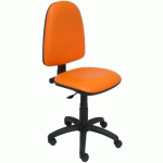 CHAISE AYNA EN SIMILICUIR - ROUE NYLON - ORANGE - PIQUERAS Y CRESPO