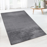 KARAT - TAPIS DE SALON SUNDAE GRIS ANTHRACITE 100 X 100 CM - ANTHRACITE