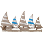 MUR ADORNO PENDANT ADORNO MARINE SAIBOAT WALL BROWN WOOD 6X64X31CM 26118 - BROWN - SIGNES GRIMALT