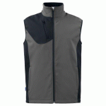 PROJOB 3702 BODYWARMER SOFTSHELL PRIO BICOLORE GRIS - TAILLE XS