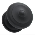 BOUTON BOULE DE PORTE D'ENTRÉE RUSTIQUE NOIR MAT - NOIR MAT LOT DE 1