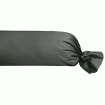 TAIE DE TRAVERSIN RONDO  GRIS ANTHRACITE 43X190 CM