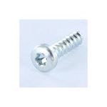 VIS PVC TRILOBE TÊTE CYLINDRIQUE BOMBÉE TCB TORX T15 4X16 FILET 45 ACIER ZINGUÉ CONDITIONNEMENT: 100 PIÈCES