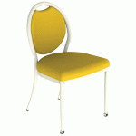 CHAISE 260 MOBILE ALU ASS/DOS ABAKA SAFRAN 4P BEIGE 1013 - MOBIDECOR