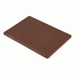 PLANCHE À DÉCOUPER MARRON HYGIPLAS - 229 X 305 X 12 MM