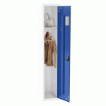 VESTIAIRE 1 COLONNE STANDARD INDUSTRIE PROPRE - ELÉMENT SUIVANT GRIS-BLEU
