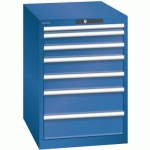 ARMOIRE BLEU GENT. 564X725X800 AVEC 7 TIR. 75KG _ 14.354.090 - LISTA