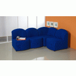 CHAUFFEUSE ACCUEIL BOWLING TISSU POLYESTER M1 DÉHOUSSABLE COLORIS CERISE - MANUTAN COLLECTIVITÉS