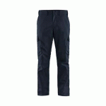 PANTALON DE TRAVAIL INDUSTRIE STRETCH 2D BLEU FONCÉ/NOIR C46 - BLAKLADER