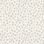 PAPIER PEINT BLANC ET ARGENT | PAPIER PEINT LÉOPARD & LETTRES | PAPIER PEINT DESIGN - 10,05 X 0,53 M - BRICOFLOR