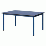 TABLE MALIBU 120X80 T3 4P STR ANTIB BLEU U525/NOIR BLEU 5005