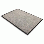 TAPIS D'ACCUEIL FLOORTEX ADVANTAGEMAT EN POLYPROPYLÈNE - 60 X 90 CM - TRAFIC MODÉRÉ - GRIS