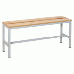 BANC À LATTES BOIS - L. 120 CM