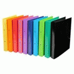 CLASSEURS 2 ANNEAUX CARTON ASSORTIS EXACOMPTA - LOT DE 10