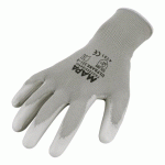 LOT DE 10 - GANTS DE MANIPULATION FINE ULTRANE 551 GRIS TAILLE 9 - LA PAIRE