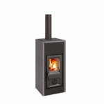 POÊLE À BOIS 7,0 KW AVEC REVÊTEMENT EN PIERRE VULCAN - ASIA 5.0 LA NORDICA EXTRAFLAME