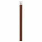 POTELET HAUT PROVINCE Ø 76 MM INOX BROSSÉ ZINC ASPECT CORTEN - PROCITY