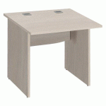 BUREAUX DROITS L 80 CHÊNE GRIS PIÈTEMENT BOIS PIEDS PLEINS EXCELLENS CHÊNE GRIS